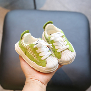 宝宝软底学步鞋小童帆布鞋1一2-3岁儿童溶解鞋婴儿鞋男童女童鞋子