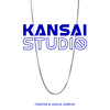 kansai简约光面方蛇项链，男女钛钢小众设计配饰，高级感冷淡风潮饰品