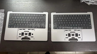 适用苹果笔记本14寸a2442c壳，+键盘us灰色银色