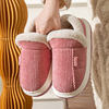 棉鞋女冬季2023室内加绒保暖外穿厚底防滑情侣包跟棉拖鞋男士