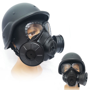 头盔面罩m04防毒仿真全脸防护面具创意，电影拍摄道具