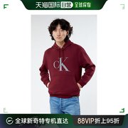 美国直邮calvin klein 男士 运动衫连帽男款长袖套头帽衫