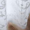 北欧风格纱帘白色窗纱简约绣花客厅窗帘2022年欧式刺绣卧室薄