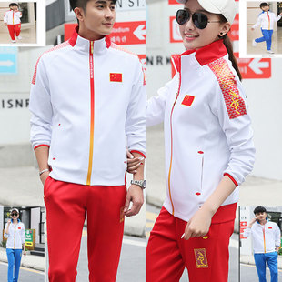 运动员出场服国家队运动套装，秋男女李宁适配中国队服龙服学生班服