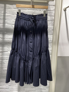 米蔻百家好夏季韩版中长显瘦半身裙，女式裙子hvsk321d