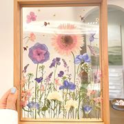 亚克力相框透明画框儿童手工diy玻璃画幼儿园绘画材料木质展示框