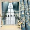 欧式窗帘遮光客厅卧室北欧简约雪尼尔窗帘成品高档奢华大气落地窗