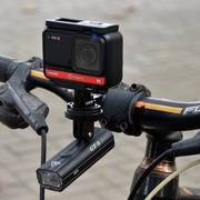 自行车底座快锁运动摄像机架适用于迈金黑鸟小g+码表支架固定底座