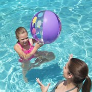 沙滩球儿童充气水球成人，透明亮片气球游泳球海滩，球泳池戏水球玩具