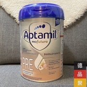 德国Aptamil爱他美白金版Pre段婴儿配方奶粉0-6个月罐装 800g