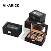 VI-ARICK手表收纳盒碳纤维3位手表盒包装盒展示盒机械表收纳盒