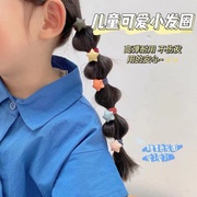 韩国糖果色卡通小发圈儿童发饰宝宝皮筋女童发绳头绳头花头饰
