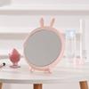 小熊兔耳化妆镜可爱卡通ins网红桌面台式梳妆镜可壁挂式镜子