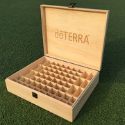 doterra精油盒子收纳盒木制多特瑞木盒储存箱精油架子可放椰子油