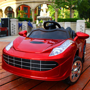 L儿童电动车四轮双驱动遥控汽车男女宝宝充电童车小孩玩具车可坐