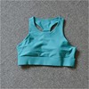 A文胸弹力瑜伽胸垫紧身跑步BRA18含 0女子绿色 速干透气健身背心