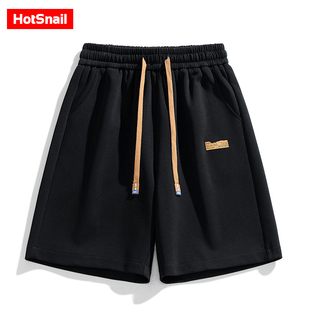 hotsnail夏季美式短裤，男夏季青少年学生，潮牌休闲男生五分裤潮