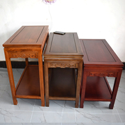 现代中式全实木沙发边几简约小户型客厅角几木质长方形小茶几边桌