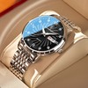 瑞士品牌男士手表，防水夜光日历全自动机械表，超薄高端商务石英腕表