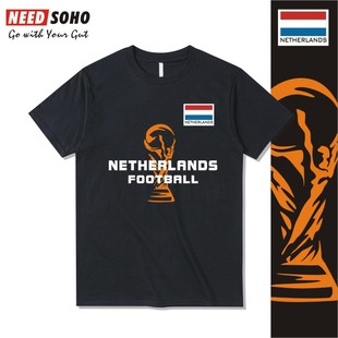 2024欧洲杯荷兰T恤短袖足球衣服国家队范佩西德容范戴克卡塔尔男
