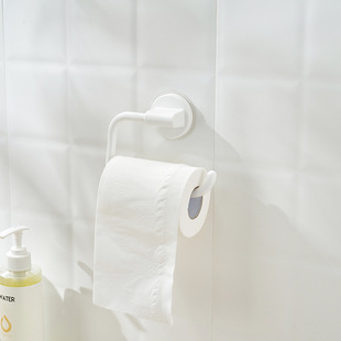 日式简约卫生间卷纸架厕所，纸巾挂架免打孔厨房抹手抹布收纳架