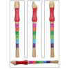 木质8孔高音竖笛实木笛子专业演奏乐器儿童益智玩具八孔竖笛乐器