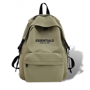 潮牌联名essentials书包，男欧美风大容量双肩，包女户外通勤fog背包