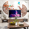 中国风3d立体亚克力墙贴客厅电视背景墙贴画卧室房间布置墙面装饰