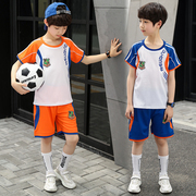 男童夏季足球运动套装2021夏款儿童速干衣训练服小男孩学生中大童
