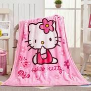 春秋婴儿童毛毯单层双层加厚法兰绒毯子幼儿园午睡毯新生宝宝床单