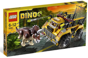乐高lego恐龙系列dino三角龙捕捉(龙捕捉)器，5885儿童智力积木玩具