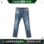 香港直邮Dsquared2 logo印花牛仔裤 DQ01Q3