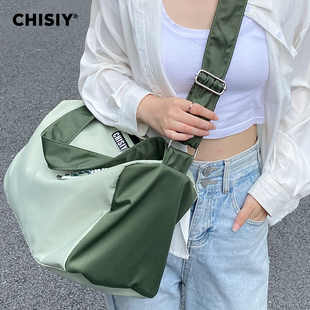 chisiy琪熙包包女2023夏季运动健身包大容量斜挎单肩包