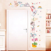 儿童房门框墙上装饰卡通贴画，大图案创意卧室，门上自粘壁纸房间门贴