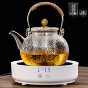 加厚玻璃蒸煮一体茶壶电陶炉加热全自动煮茶器烧水保温过滤泡茶壶