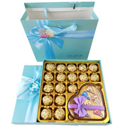 好时巧克力礼盒装创意心形送男女朋友，同学生日情人节糖果零食礼物