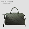 urbanforest防水皮质旅行包，大容量防水旅行袋手提行李包袋健身包