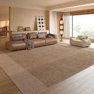 地毯客厅2024美拉德法式简约复古沙发茶几毯轻奢高级免洗地垫