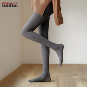 连裤袜女春季舒适显瘦160g薄款纯色系打底袜，黑色咖色外穿踩脚裤袜