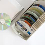 专辑唱片cd收纳架DVD光碟家用带锁光盘盒CD碟片收纳盒大容量