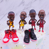 篮球NBA网红明星科比詹姆斯男神球鞋生日蛋糕装饰摆件