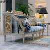 宫廷法式描金沙发古典高档洛可可欧式实木，布艺沙发组合高端家具
