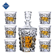 捷克进口BOHEMIA水晶玻璃威士忌洋酒杯酒樽创意啤酒酒杯酒瓶酒具