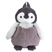 工厂直供可爱软萌企鹅双肩包毛绒(包毛绒)玩偶公仔创意大容量儿童动物书包