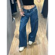 不退换全韩CALVINKLEINJEANS 韩国代购2025春休闲裤 J224275 5D21