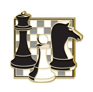 1chess国际象棋徽章俱乐部奖品，胸章国际象棋纪念比赛创意礼物