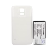 适用三星Galaxy S5 EB-B900BE厚配白色后盖GT-I9600手机电池I9700