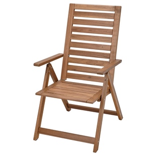 宜家国内阿普耐瑞玛户外躺椅，实木折叠椅子午睡椅带扶手休闲椅