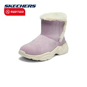 斯凯奇女童鞋2023冬季运动鞋儿童保暖雪地，靴高帮靴休闲鞋