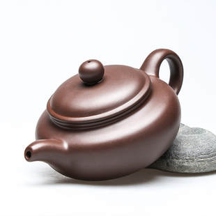 宜兴大号容量紫砂茶壶纯手工，泡茶单壶功夫茶具，茶杯套装家用可倒立